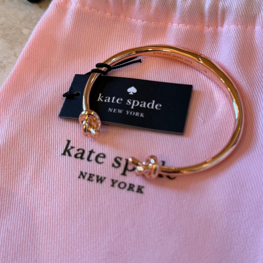 Kate Spade Rose God Sailers Knot Bracelet-NEW